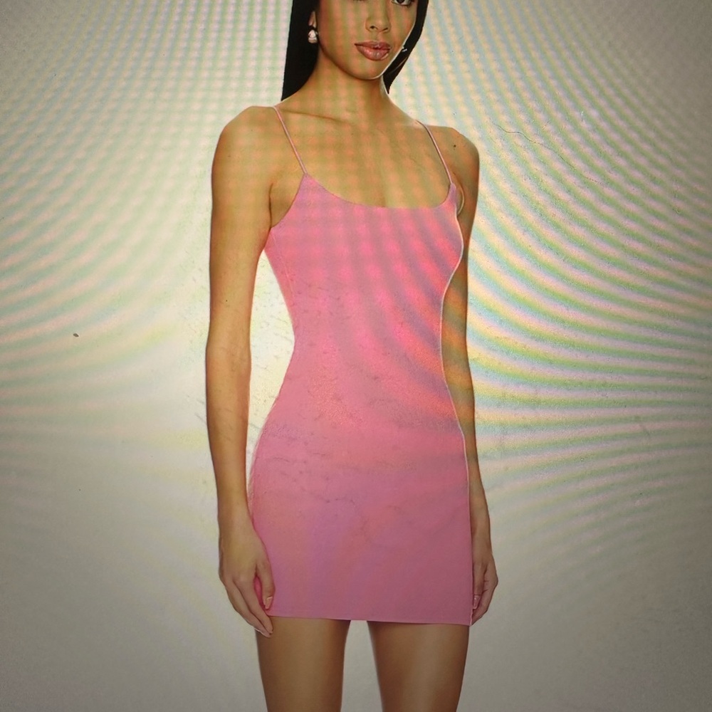 Alice + Olivia  Hot Pink Mini Dress
